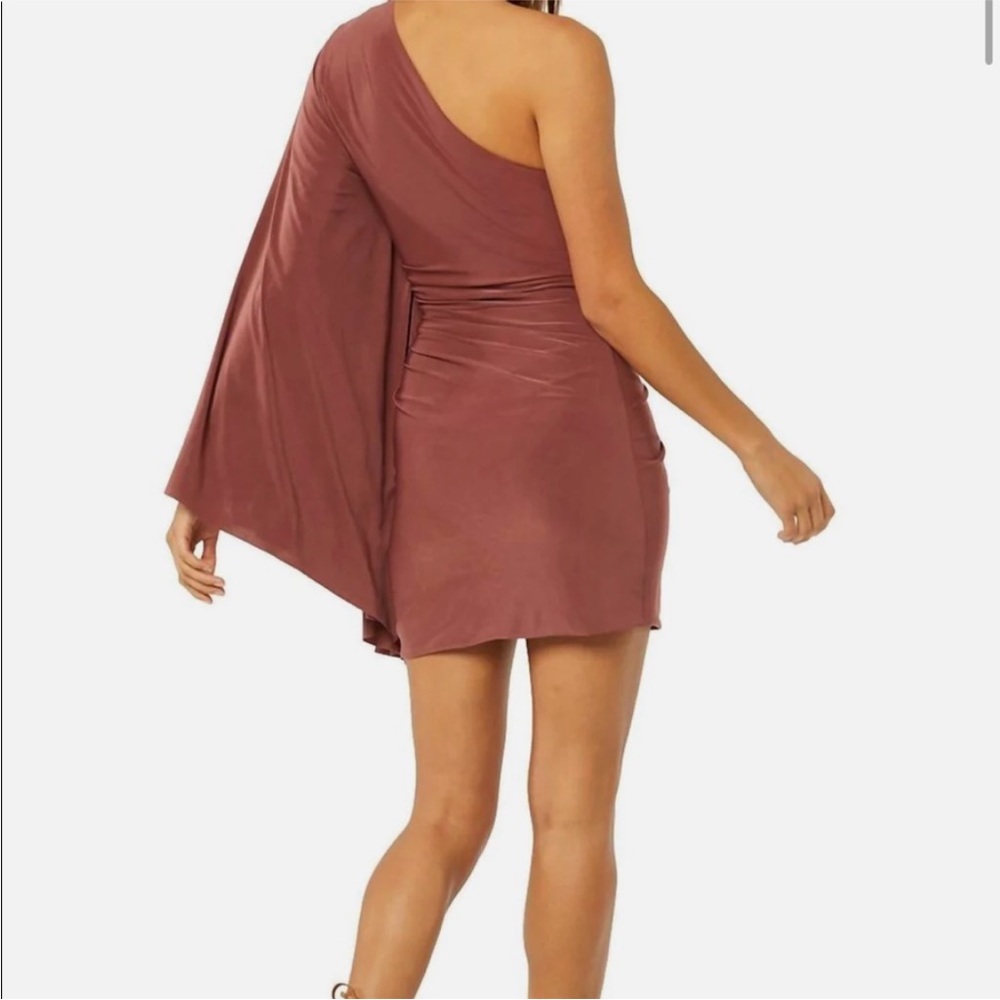 Misa Los Angeles One Shoulder Parveneh Dress In Brick - Picture 2 of 7